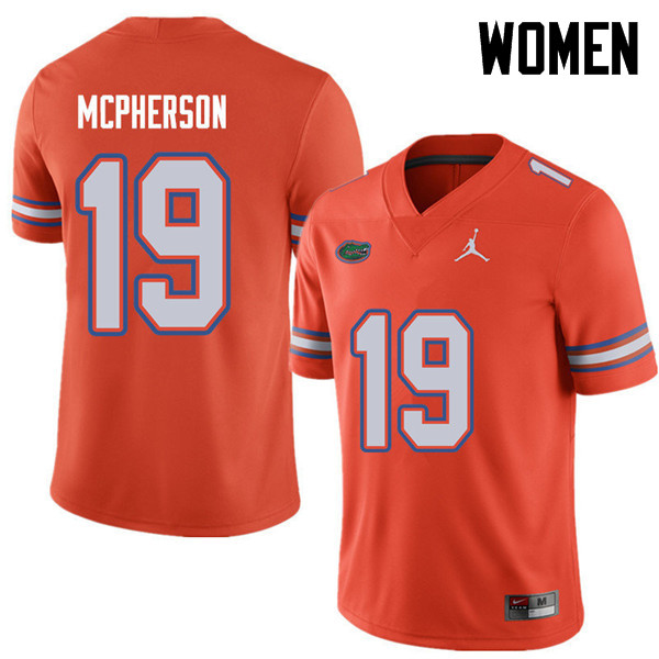 Jordan Brand Women #19 Evan McPherson Florida Gators College Football Jerseys Sale-Orange